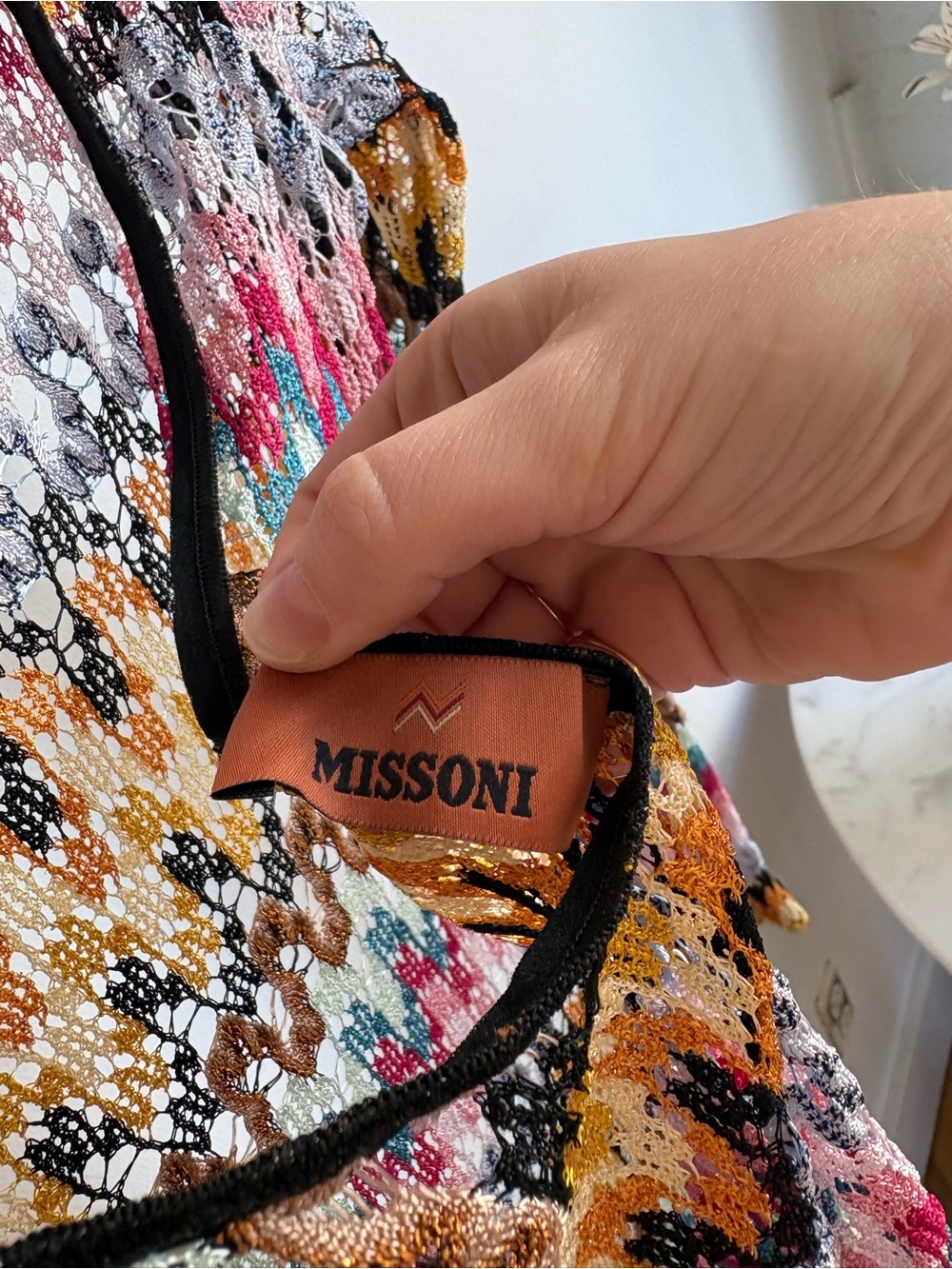 Missoni Multicolor Zigzag Knit Maxi Dress - Picture 7 of 8